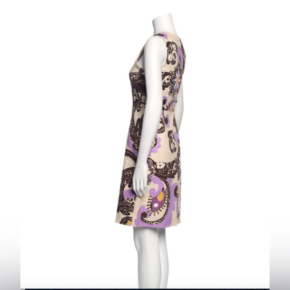 KATE SPADE NEW YORK Printed Knee-Length 100% Cotton Dress - Picture 3 of 3